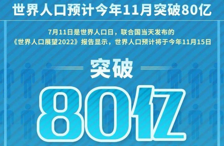 全球人口将逾80.9亿 2025年元旦预计突破